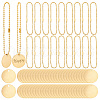   100Pcs 2 Styles Brass Pendants DIY-PH0023-22-1
