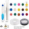 DIY Stretch Bracelets Making Kits DIY-NB0004-46-5