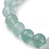 Natural Green Fluorite Stretch Bracelets for Women BJEW-JB10088-02-3