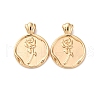 Brass Pendants KK-Z112-22G-01-1