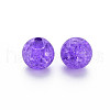 Transparent Crackle Acrylic Beads MACR-S373-66C-N21-6
