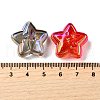 UV Plating Transparent Acrylic Beads MACR-F083-03-3