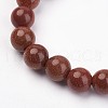 Synthetic Goldstone Stretch Bracelets G-N0263-03-2