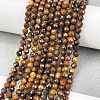 Natural Tiger Eye Beads Strands G-M399-03C-01-2