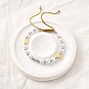 ABS Imitation Pearl Beads Braided Bead Bracelets for Women BJEW-D317-09B-PG-1