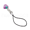 Handmade Polymer Clay Mobile Straps HJEW-JM01077-4