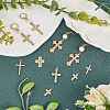 SUNNYCLUE 24Pcs 12 Styles Alloy Crystal Rhinestone Pendants FIND-SC0010-80-4