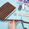 Imitation Leather Braided Lace Ribbon WL-WH0003-02B-3