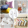 Non Woven Fabric Embroidery Needle Felt for DIY Crafts SRIB-WH0026-09A-6