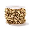 Brass Hexagon & Knot Link Chains CHC-K013-14G-3