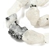 Raw Rough Natural Rainbow Moonstone Beads Strands G-M453-D03-4
