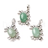 Natural Green Aventurine Pendants G-D469-01P-03-1