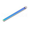 Ion Plating(IP) 304 Stainless Steel Pendants STAS-I311-07RC-2