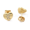 Rack Plating Brass Micro Pave Clear Cubic Zirconia Stud Earrings EJEW-K299-01G-E-4