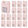 Rectangle Paper Gift Bags with Window CON-WH0088-85B-1