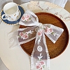 30 Yards Polycotton Embroidery Flower Lace Ribbon PW-WG41477-06-1