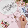 Beebeecraft 50Pcs Adjustable 304 Stainless Steel Finger Rings Components STAS-BBC0003-82-3