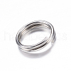 Non-Tarnish 304 Stainless Steel Split Rings X-STAS-P092-02-2