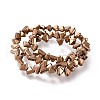 Electroplate Non-Magnetic Synthetic Hematite Beads Strands G-M359-01E-2