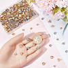 SUNNYCLUE 360Pcs 6 Style Plastic Bead Cap Pendant Bails & Cup Peg Bails KY-SC0001-96-3