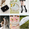 Organza Pleated Lace Ribbon OCOR-WH0097-42C-6