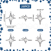 Unicraftale 10Pcs 304 Stainless Steel Pendants STAS-UN0061-12-3