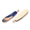 Rack Plating Alloy Pendants FIND-H043-02LG-05-1-2