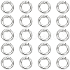 Beebeecraft 20Pcs Alloy Spring Gate Rings FIND-BBC0002-21P-1