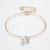 304 Stainless Steel Cable Chain Bracelets X-BJEW-I243-01G-1
