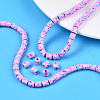 Handmade Polymer Clay Bead Strands CLAY-T020-10D-6