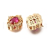 Brass Glass Beads KK-M318-46G-01-2