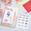 Clear Silicone Stamps DIY-WH0504-52D-4