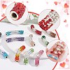 ARRICRAFT 12Pcs 12 Colors Polymer Clay Rhinestone Tube Beads RB-AR0003-18-3