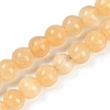 Natural Yellow Calcite Beads Strands G-B125-D01-01-1
