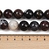 Natural Indian Bloodstone/Heliotrope Stone Beads Strands G-F792-C04-03-5
