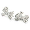 Non-Tarnish 304 Stainless Steel Stud Earrings for Women EJEW-S227-33P-2