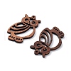 Walnut Wood Laser Cut Pendants WOOD-Q051-05B-2