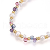 Brass Glass Seed Beaded Stretch Bracelets for Women BJEW-T022-09G-3