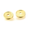 Flat Round Brass Beads KK-L230-04G-2