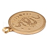 304 Stainless Steel Pendants STAS-P321-01G-3