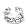 Rotatable Open Cuff Rings for Women RJEW-S402-02P-2