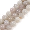 Natural Pink Rabbit Hair Rutilated Quartz Beads Strands G-H093-B05-12mm-2