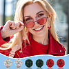   120Pcs 3 Colors Pave Disco Ball Beads RB-PH0001-42-6