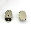 Alloy Bag Zipper Stopper PURS-PW0001-556P-1