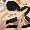 5 Yards Polycotton Ribbon OCOR-WH0078-169E-3