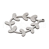 304 Stainless Steel Pendants STAS-S174-25P-2