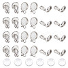 Unicraftale Blank Dome Clip-on Earring Making Kit DIY-UN0005-21-1