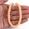 Handmade Polymer Clay Beads Strands CLAY-N008-130-6
