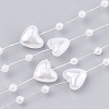 ABS Plastic Imitation Pearl Beaded Trim Garland Strand X-AJEW-S071-02D-1