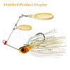 SUPERFINDINGS 60Pcs 5 Styles Iron Fishing Lures FIND-FH0010-43B-3